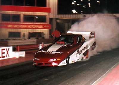 Mid-Michigan Motorplex - Funny Car In Action (newer photo)